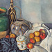 Detail of Still Life with Apples by Cezanne in the Getty Center, June 2016