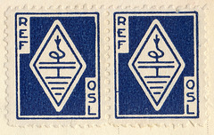 REF QSL stamp (1955)