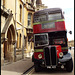 old Oxford bus at Balliol