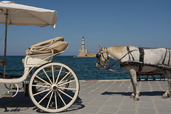 All-aboard for a trip around the great Chania Venetian lighthouse.