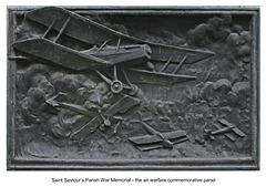 St Saviour's Parish War Memorial air warfare panel