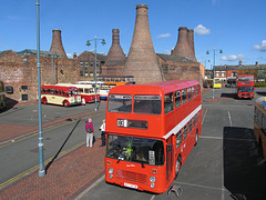Buses at the pottery museum