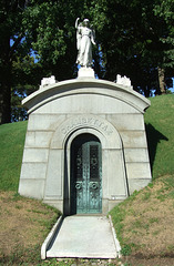 The Chambattaz Mausoleum in Greenwood Cemetery, September 2010