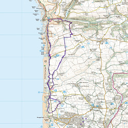 A 6.5m circular walk starting from just N of Bude,