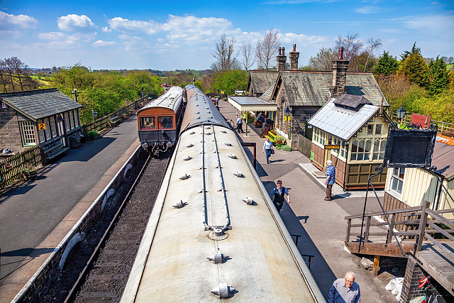 Embsay Steam Railway - roof view