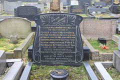Memorial to George Heptinstall, Barnsley Cemetery, Cemetery Road, Barnsley, South Yorkshire.
