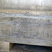 Temple de Jupiter : sarcophage chrétien.