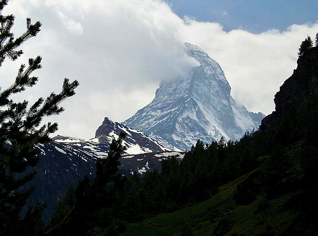 Das Matterhorn.  (Diascan)