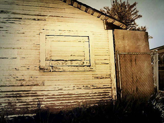 Alley shed