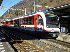 ZB ABeh 160 002-8 im Bahnhof Interlaken Ost