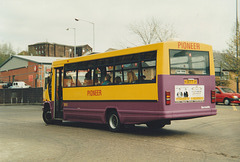 Pioneer K367 TJF in Rochdale bus station – 15 Apr 1995 (259-22)