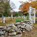 Cemetery rocky fence / Clôture de roches funéraires