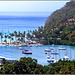 St.Lucia : Marigot  Bay, il più bel porto naturale dell'isola
