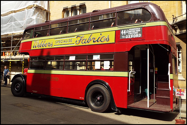 No.44 bus with old Webbers ad