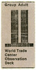 World Trade Center Observation Deck Ticket