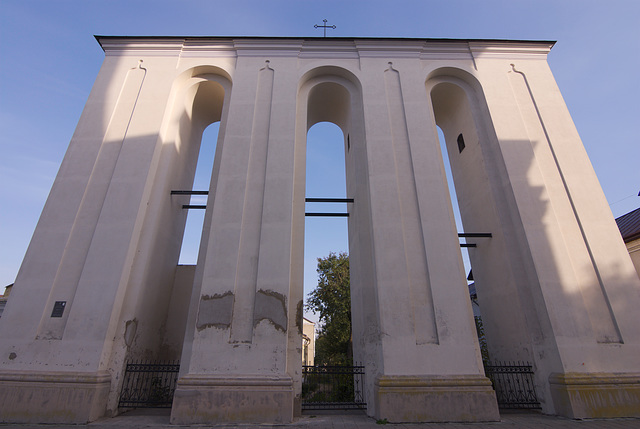 Der Glockturm der Kathedrale St. Peter und Paul