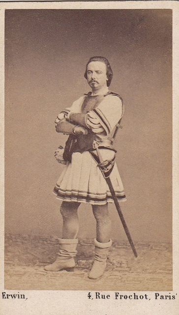 Première-cast "L'Africaine" (6); Victor Warot as Don Alvaro by Erwin Hanfstaengl