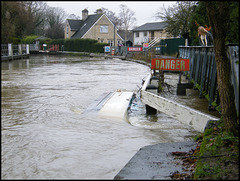 danger at Osney Weir