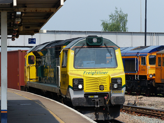 70009 at Eastleigh - 12 May 2016