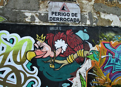 Vulture mural.