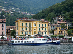 Varenna- Ferry in front of Hotel Olivedo