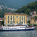 Varenna- Ferry in front of Hotel Olivedo