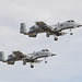 47th Fighter Squadron Fairchild A-10C Thunderbolts 80-0146 and 82-0663