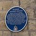 Glossop Railway Station Blue Plaque