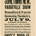 Something New — Vaudeville Show at Woodford Farm, Ogdensburg, New York, July 9, 1903