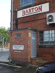 DSCF5386 Signage at the former Barton Transport head office in Chilwell - 25 Sep 2016