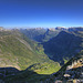 The view from Dalsnibba (1476 m.a.s.l), Geiranger.