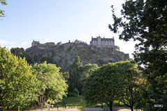 Edinburgh Castle from Princes Street Gardens
