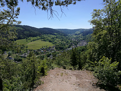 Blick vom Spitzberg auf Gräfenthal