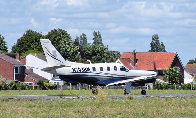 N703BM at Solent Airport - 13 June 2020