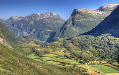 Geiranger seen from the south.