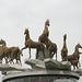 A monument to the Akhal-Teke horses