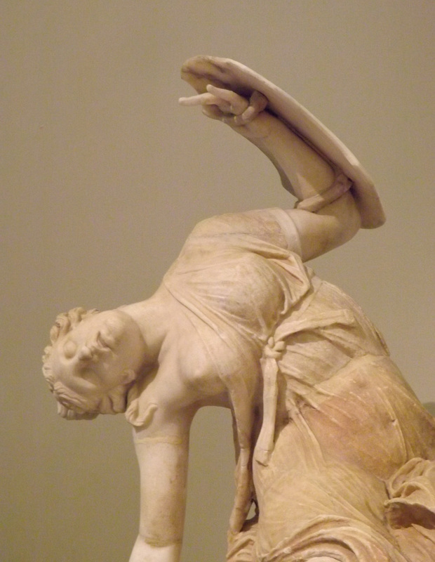 Detail of the Amazon on Horseback in the Naples Archaeological Museum, July 2012