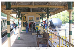 Eridge Station Spa Valley Railway's booking office 24 9 2022