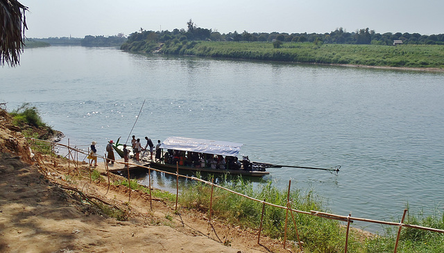 crossing the Myitnge river