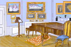Das Musikzimmer von Fanny Hensel