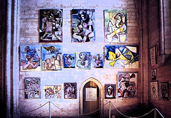 Châteauneuf du Pape / Picasso-Ausstellung, ca 1973 (Sehr nahe, leider mit schlechter Fotoausrüstung))