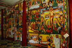 Ethiopia, Paintings in the Church on the Island of Entons