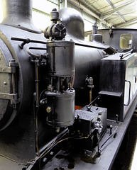 Isle of Wight Steam Railway - detail from 'Ajax' steam locomotive