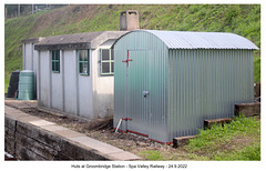 Huts at Groombridge Station - Spa Valley Railway - 24 9 2022