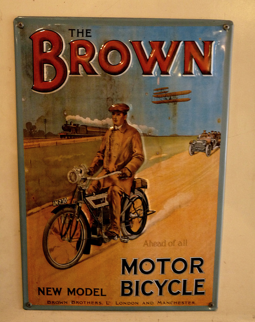 Beamish- 'The Brown Motor Bicycle'