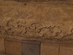 Sous-sols du palais de Dioclétien : rinceaux.
