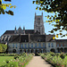 Meaux (77) - Ancien évêché et Cathédrale depuis le 'jardin Bossuet'