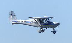 G-OKTA approaching Solent Airport - 7 September 2021
