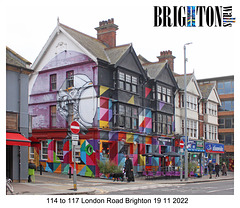 114 to 117 London Road Brighton 19 11 2022