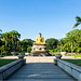 Victoria Park with the Buddha Statue, Colombo, Sri Lanka